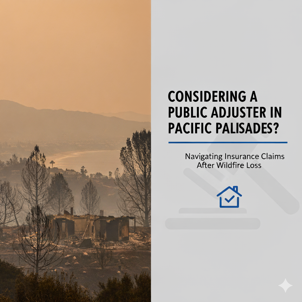 Considering a Public Adjuster in Pacific Palisades?